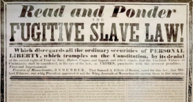 Fugitive Slave Law nullified by the State